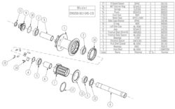 Rear hub - Novatec D902SB-B12-S4S-11S E-Bike - Image 3