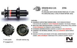 Rear hub - Novatec D902SB-CL-B12-A4A-S11 - Image 2