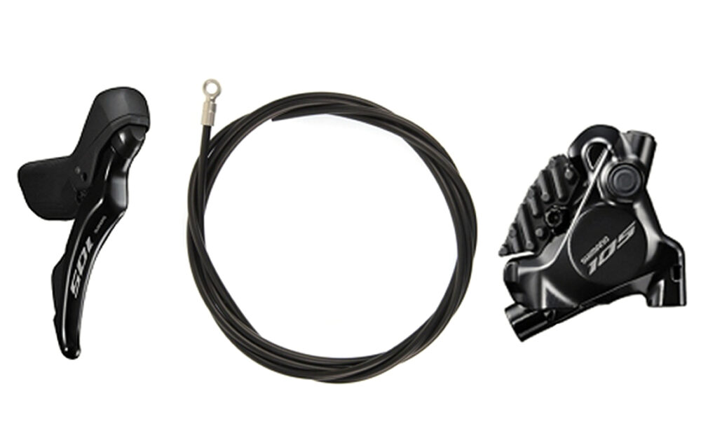 Shift brake lever with hydraulic disc brake kit - Shimano ST-R7120 (R) BR-7170 (R) - Image 1