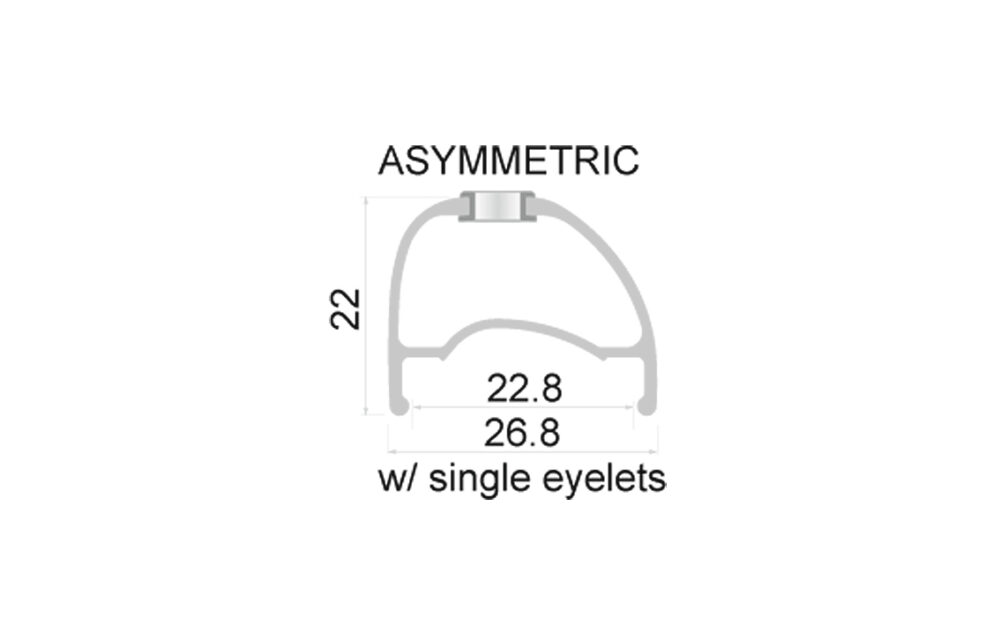 Rim 700C - BlackJack SL 23 ASY - Image 2