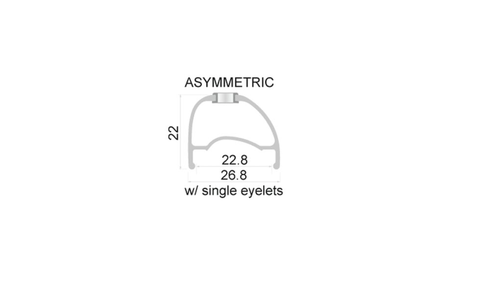 Rim 700C - BlackJack SL 23 ASY - Image 3