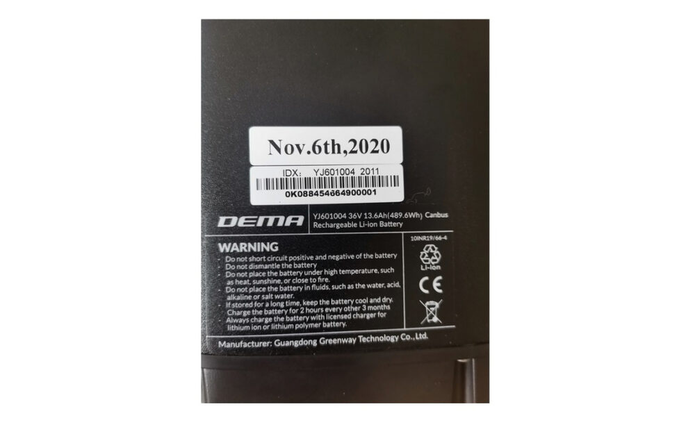 Elektrijalgratta aku - Dema CANbus - Image 5