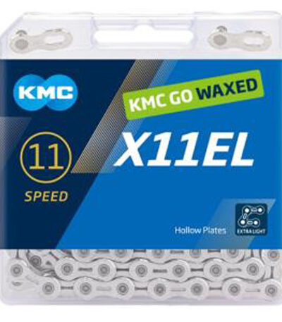 Ķēde - KMC X11EL Silver Waxed