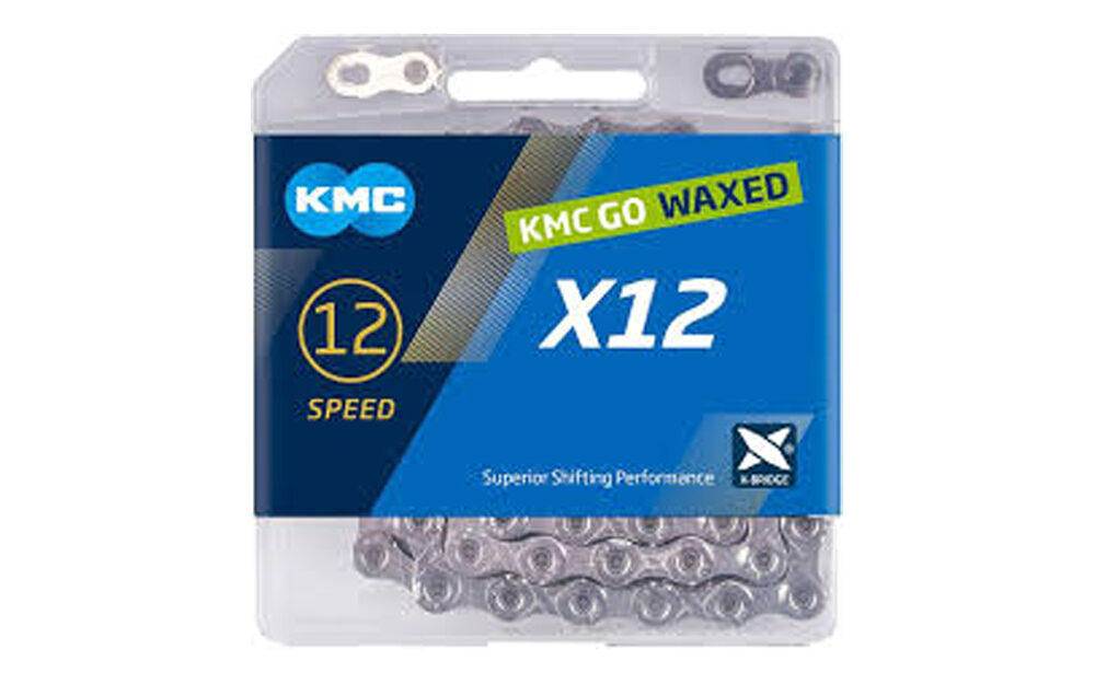 Ķēde - KMC X12 Silver Waxed
