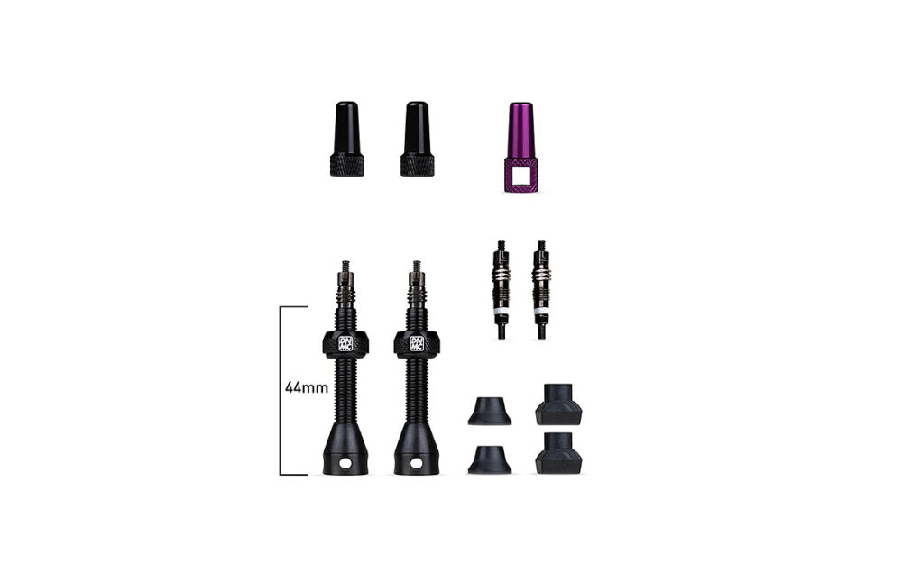 Bezcauruļu vārstu komplekts Barkeeper Tubeless Valves 44mm - Dynamic