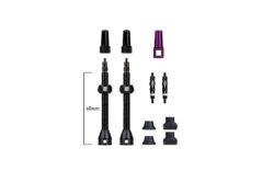 Bezcauruļu vārstu komplekts Barkeeper Tubeless Valves 60 mm - Dynamic