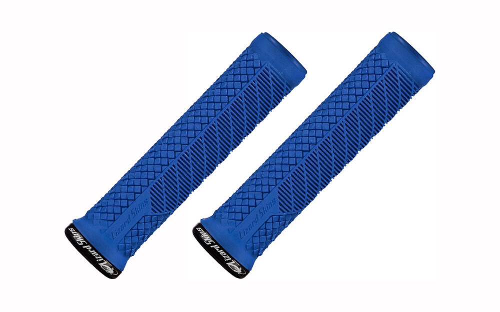 Stūres rokturi - Lizard Skins Charger Evo Lock-On Electric Blue