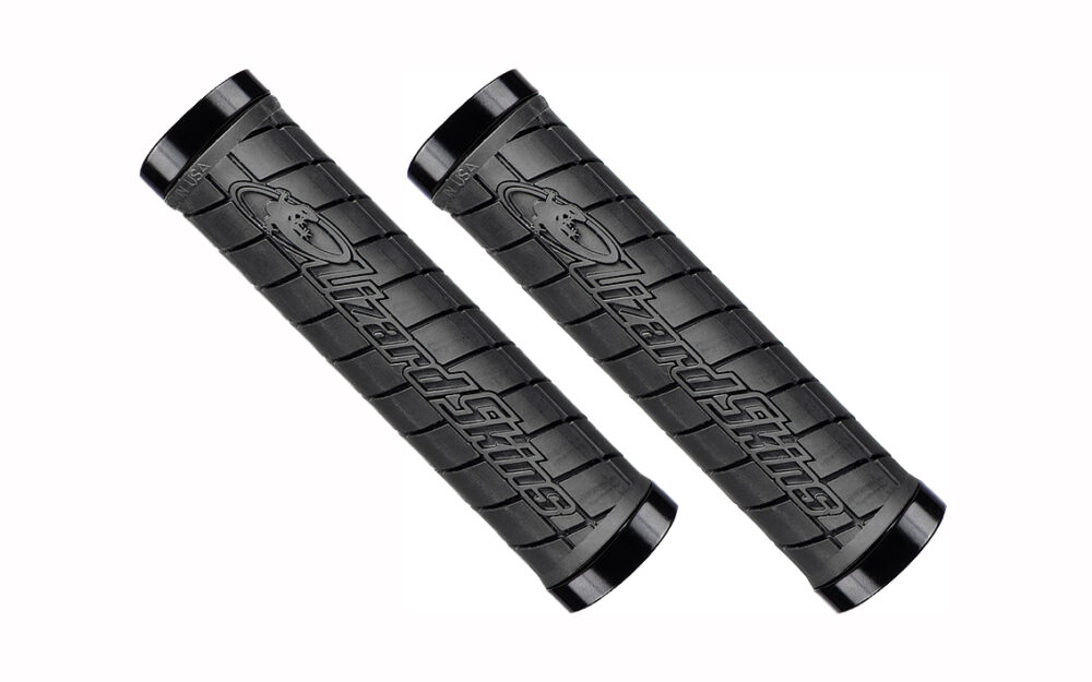 Stūres rokturi - Lizard Skins Logo Lock-On Black
