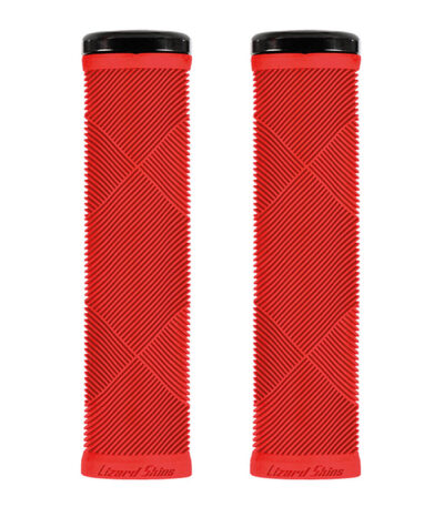 Stūres rokturi - Lizard Skins Strata Single Lock-On Candy Red