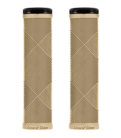 Stūres rokturi - Lizard Skins Strata Single Lock-On Sand Tan