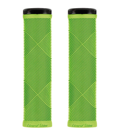 Stūres rokturi - Lizard Skins Strata Single Lock-On Lime Green