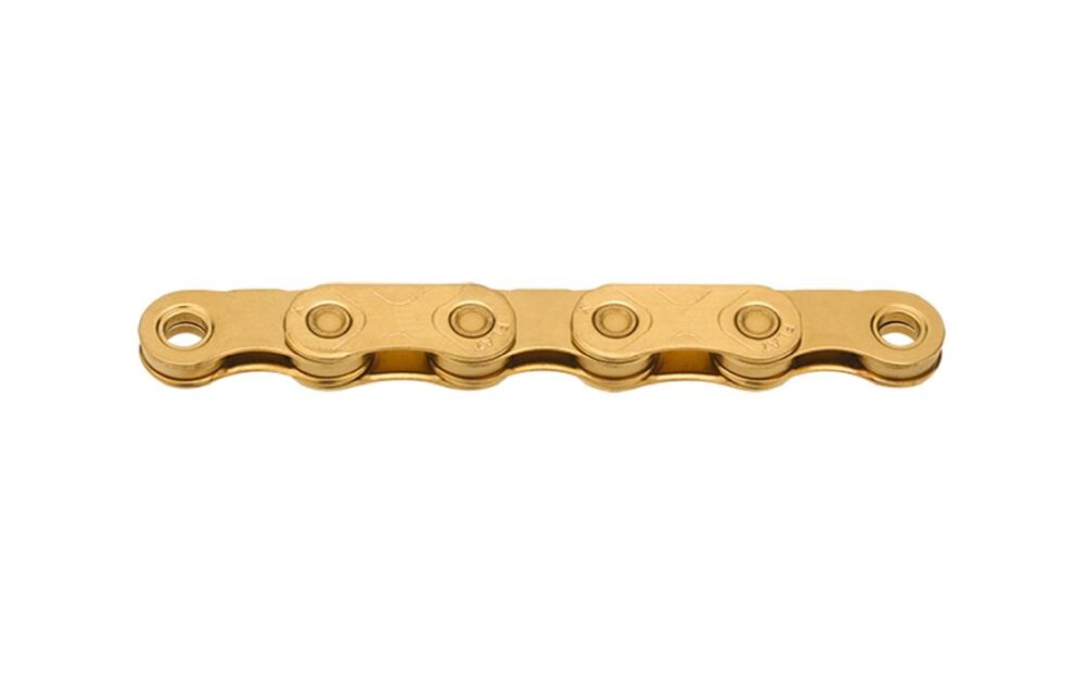 Цепь - KMC X FLAT Ti-N Gold Waxed — изображение 2
