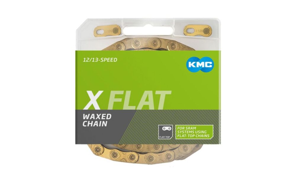 Ķēde - KMC X FLAT Ti-N Gold Waxed