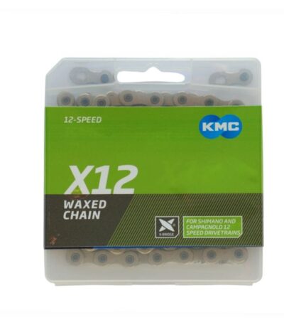Ķēde - KMC X12 Silver Waxed