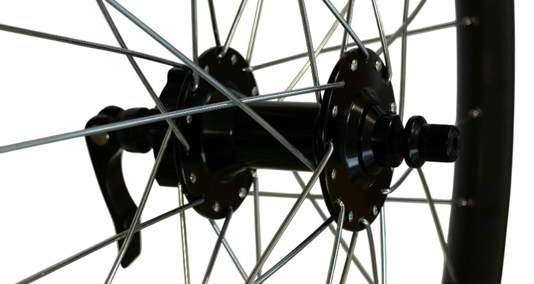 295-1 Wheel front - Shining 24" DB-30 QR SB 6-Bolt FH - Image 2