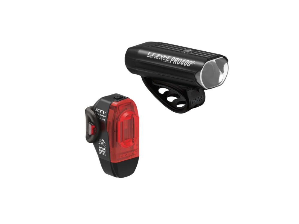Lezyne Beleuchtungsset Hecto Pro STVZO 400+ / KTV Drive STVZO schwarz