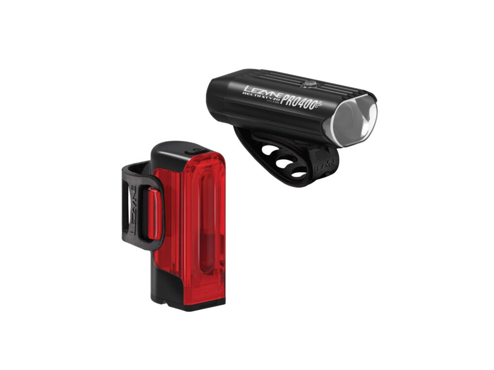 Lezyne Beleuchtungsset Hecto Pro STVZO 400+ / Strip+ STVZO schwarz