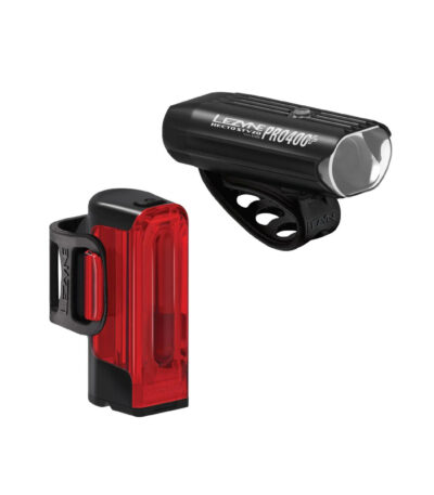 Lezyne Beleuchtungsset Hecto Pro STVZO 400+ / Strip+ STVZO schwarz