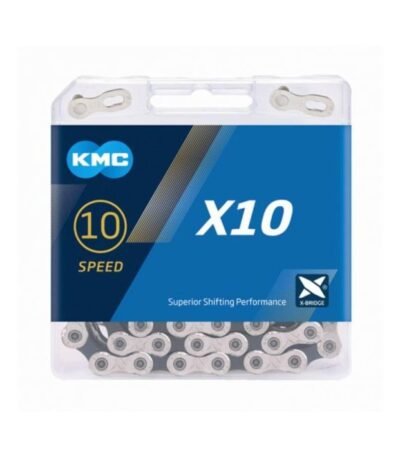 Ķēde - KMC X10 Silver Black