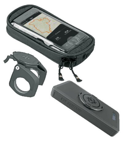 Mobilā telefona turētāja un viedtālruņa maciņa komplekts - SKS Compit + Com Smartbag