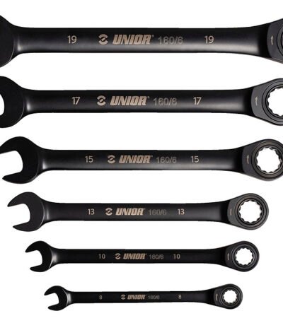 Sprūdrata kombinēto uzgriežņu atslēgu komplekts Unior - Unior 160/6CT