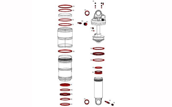 Amortizatora remonta komplekts - RockShox Full