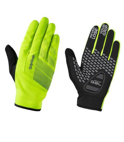 GripGrab garie cimdi - GripGrab Ride Hi-Vis Windproof Midseason XL