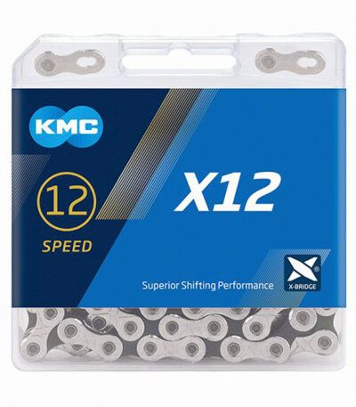Ķēde - KMC X12 Silver black