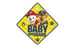 Zīme Baby on board - Seven Paw Patrol Boys