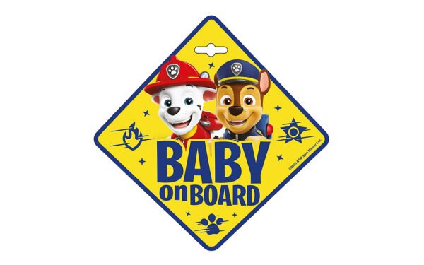 Zīme Baby on board - Seven Paw Patrol Boys