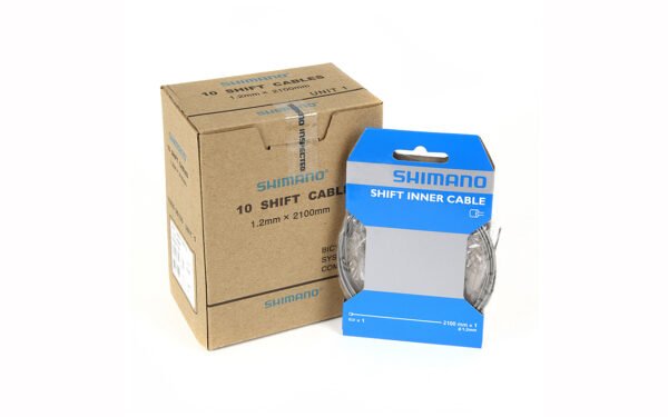 Pārbīdiet iekšējos kabeļus - Shimano