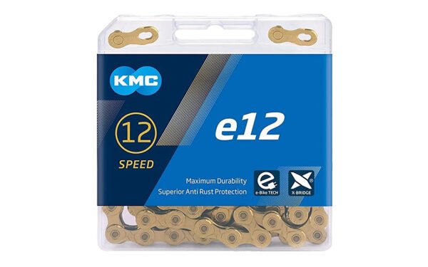 Ķēde - KMC e12 Ti-N Gold E-Bike