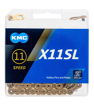 Ķēde - KMC X11SL Ti-N Gold