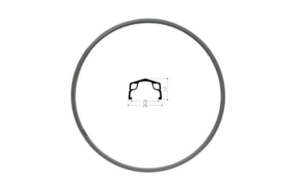 Riteņa aploce 28" - Shining A-7N