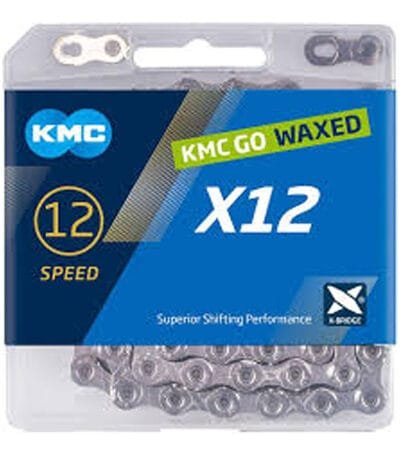 Ķēde - KMC X12 Silver Waxed