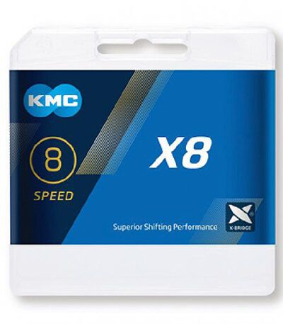 Ķēde - KMC X8 Silver Grey