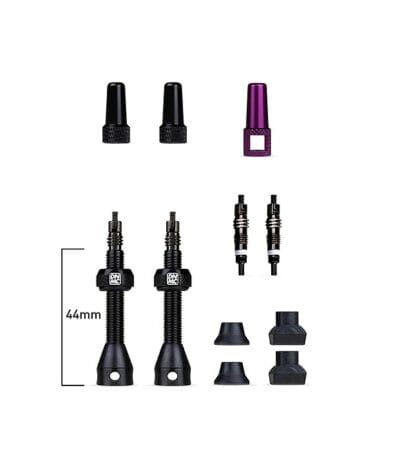 Bezcauruļu vārstu komplekts Barkeeper Tubeless Valves 44mm - Dynamic