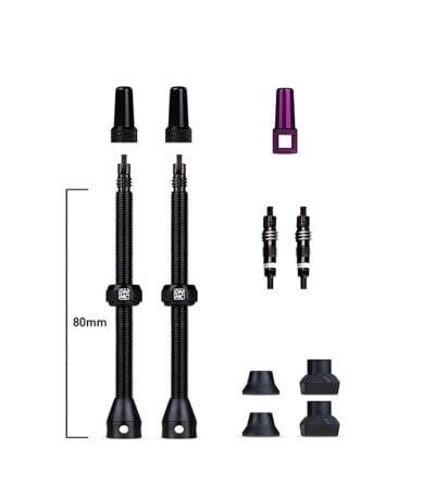 Bezcauruļu vārstu komplekts Barkeeper Tubeless Valves 80 mm - Dynamic
