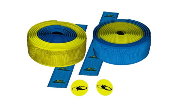 Stūres lente - Lizard Skins DSP V2 2.5 mm Dual Cobalt Blue/Neon