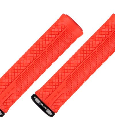 Stūres rokturi - Lizard Skins Charger Evo Lock-On Fire Red