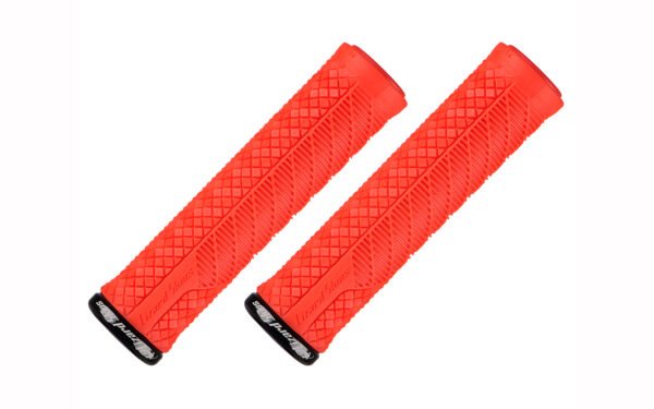 Stūres rokturi - Lizard Skins Charger Evo Lock-On Fire Red