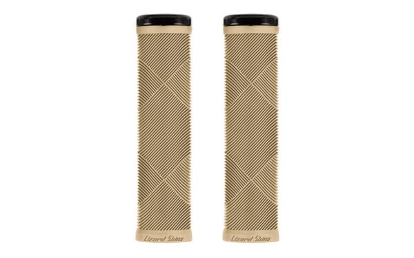 Stūres rokturi - Lizard Skins Strata Single Lock-On Sand Tan