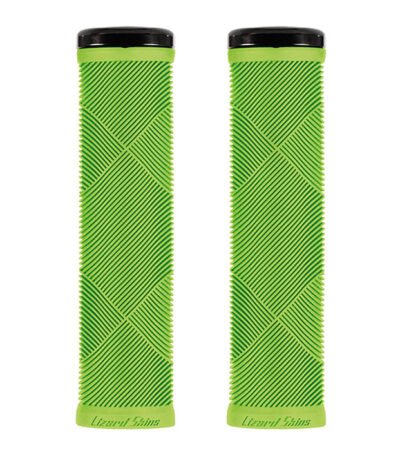 Stūres rokturi - Lizard Skins Strata Single Lock-On Lime Green