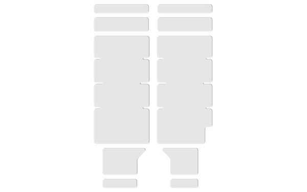 Dakšu aizsardzības komplekts - Lizard Skins Gloss Clear