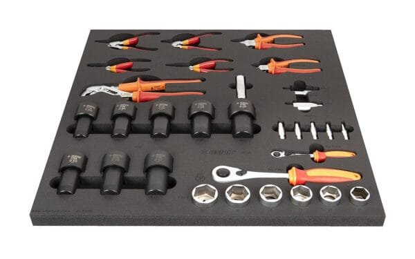 Instrumentu komplekts paplātē - Unior SET3-2600D-US