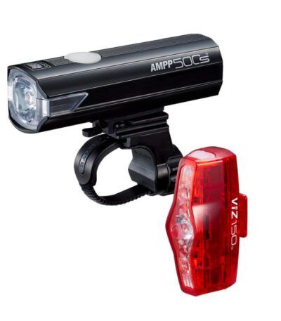 Lukturu komplekts - Cat Eye AMPP500S / VIZ150 (USB-C/USB-C)