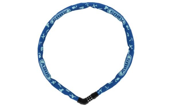 Saslēgs - ABUS Steel-O-Chain 4804C/75 Blue Symbols