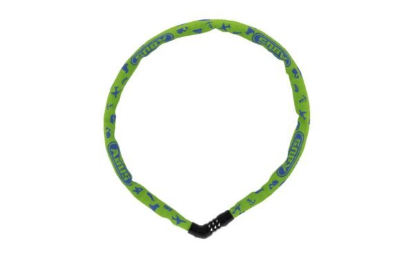 Saslēgs - ABUS Steel-O-Chain 4804C/75 Lime Symbols
