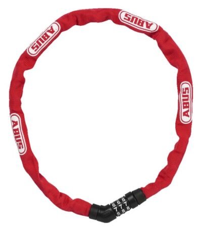 Saslēgs - ABUS Steel-O-Chain 4804C/75 Red