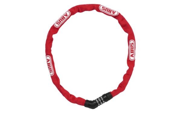 Saslēgs - ABUS Steel-O-Chain 4804C/75 Red